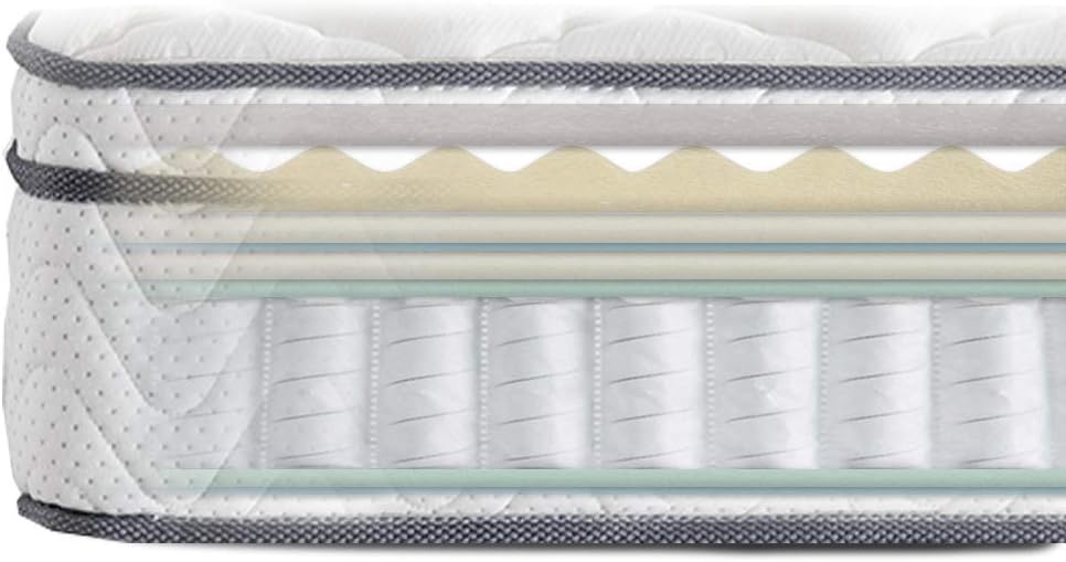 3000 Pocket Spring Quilted Organic Fibre Technology Pillow Top Mattress