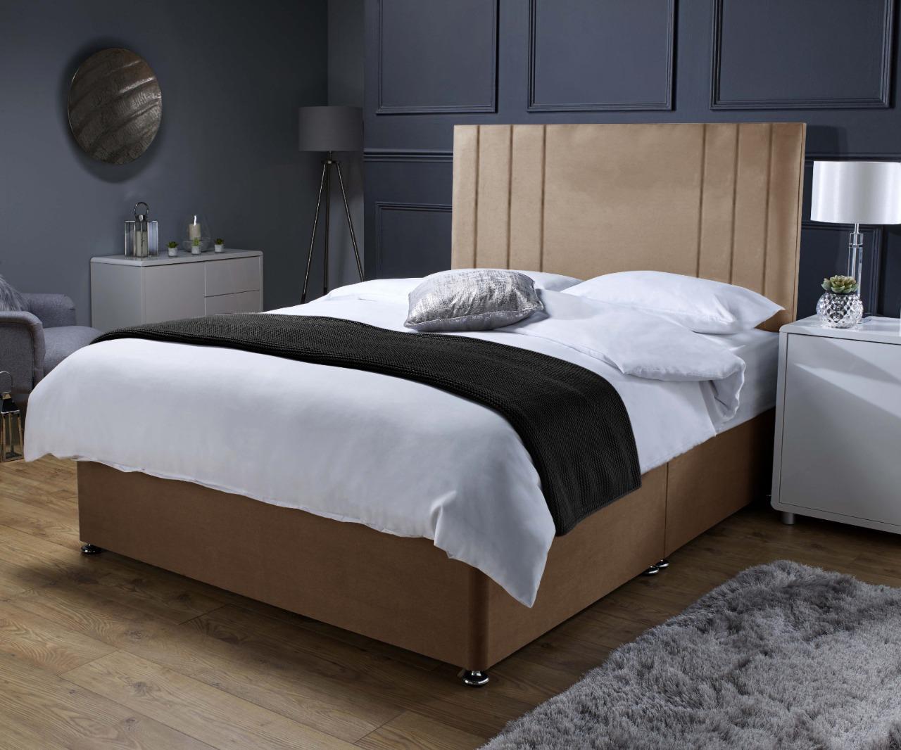 Ara Divan Bed Set with Spring Memory Foam Mattress Option